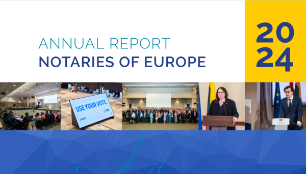 Europos Sąjungos notariatų taryba paskelbė 2024 metų veiklos ataskaitą